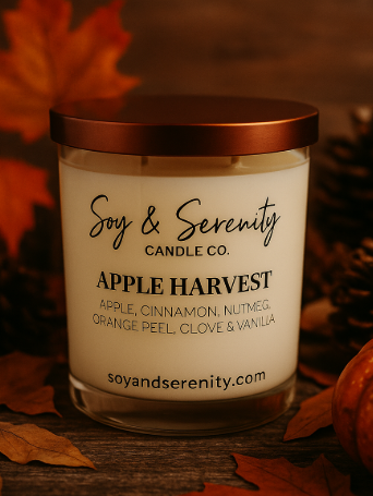 Falling for Fragrance | Fall & Winter Soy Candles | Soy & Serenity