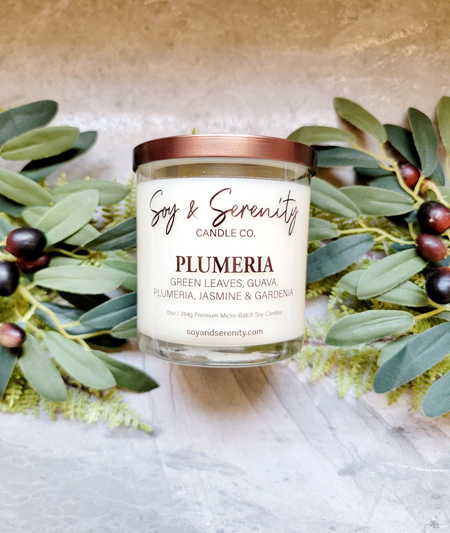 Plumeria Soy Candle