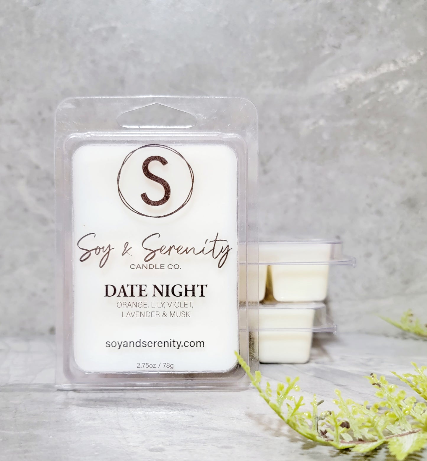 Date Night Wax Melt | Violet • Lily • Lavender • Orange | Soy & Serenity
