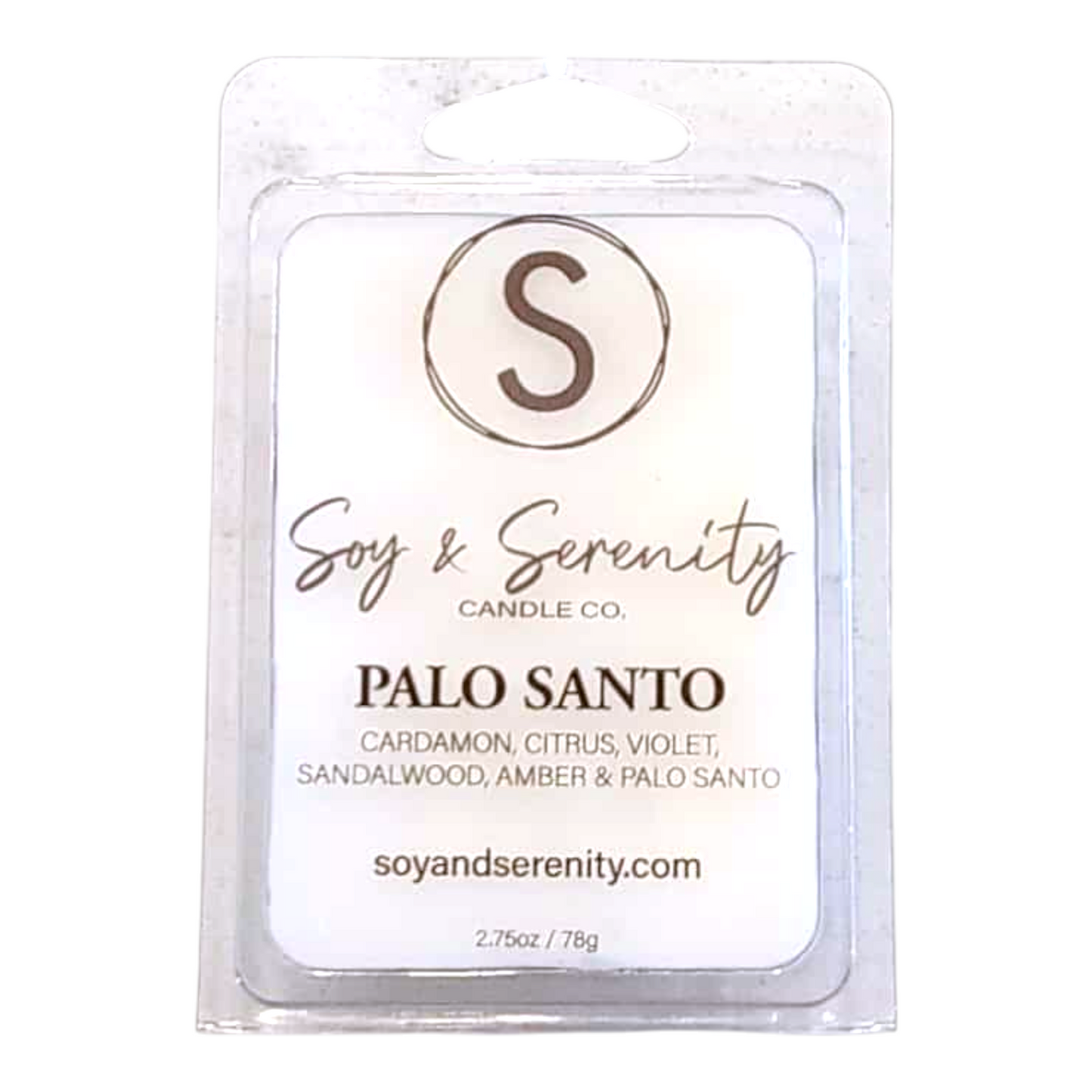 soy wax melts with amber, sandalwood, cardamom, and elemi notes on a white background, non toxic soy wax melts.