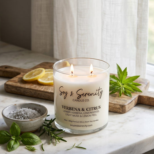 Verbena and Citrus Gourmand Scents Candle