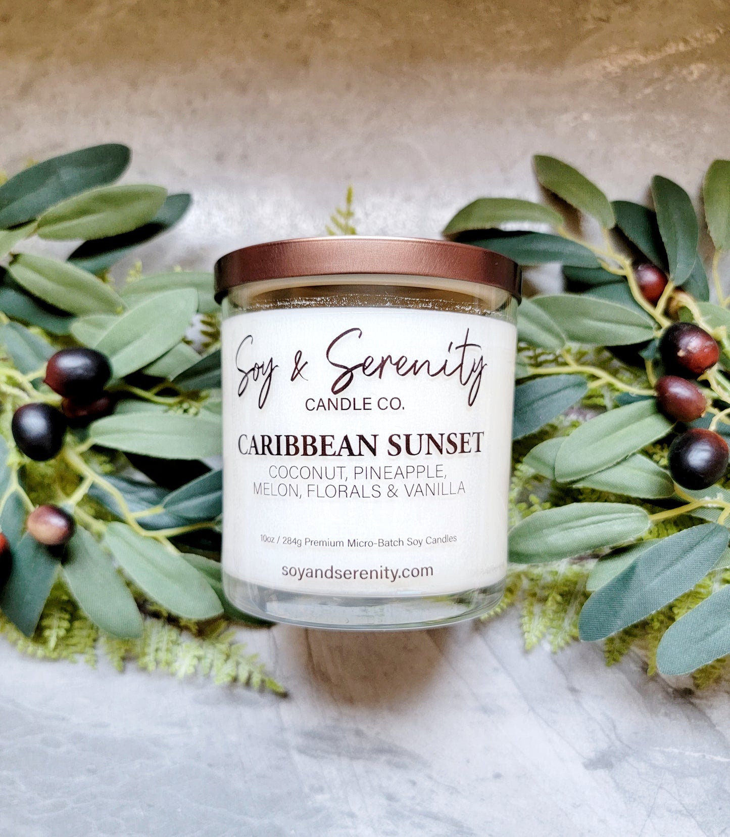 Caribbean Sunset Soy Candle