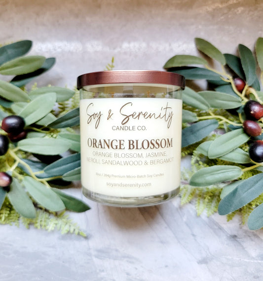 Orange Blossom Soy Candle