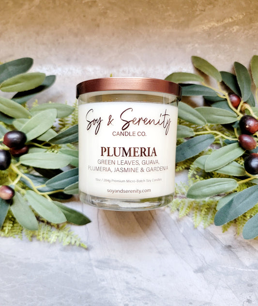 Plumeria Soy Candle