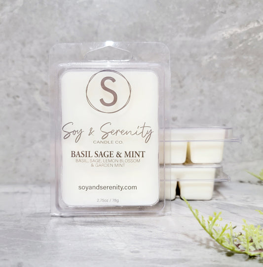 Basil Sage & Mint Wax Melt