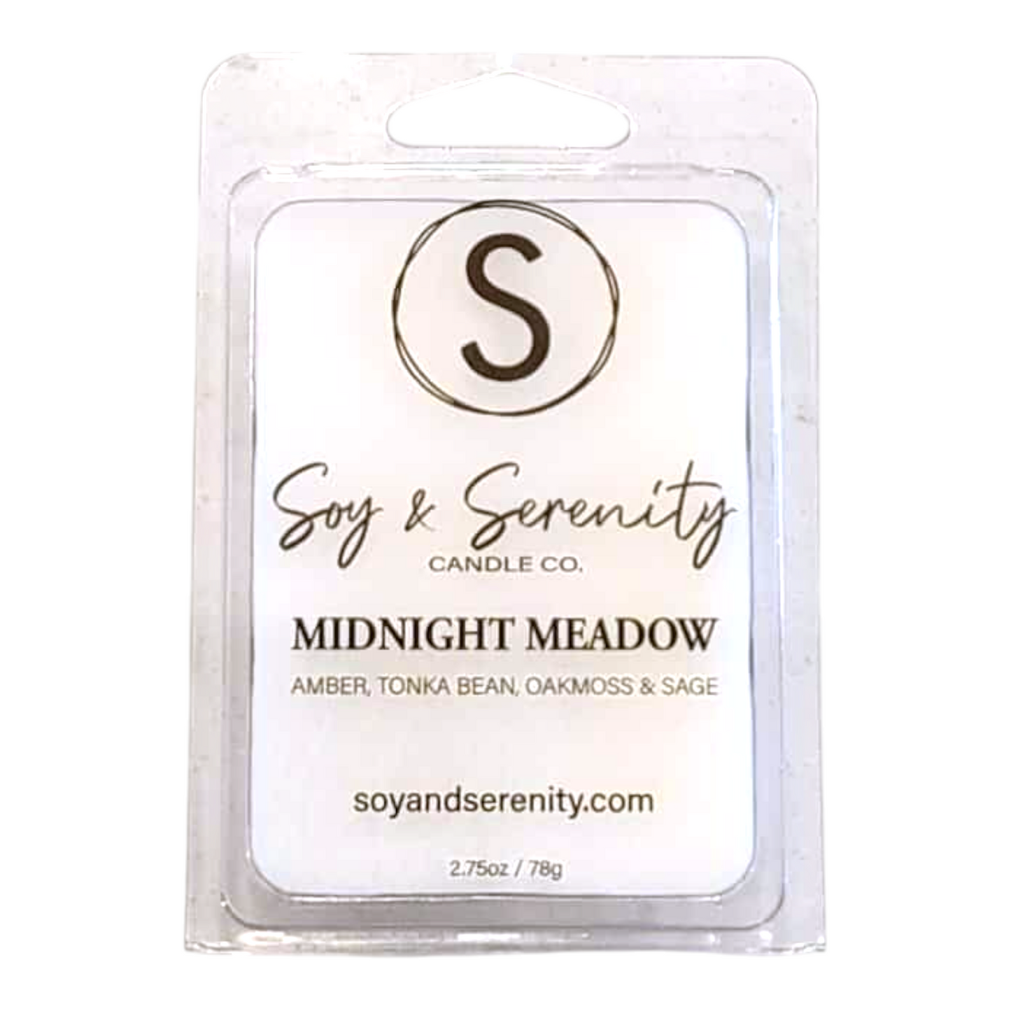 soy wax melts with amber, tonka bean, and oakmoss notes on a white background, non toxic soy wax melts.