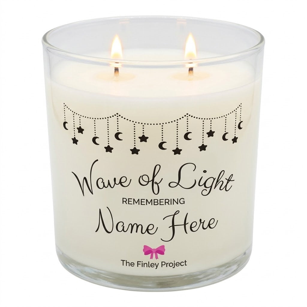 Wave of Light Candle