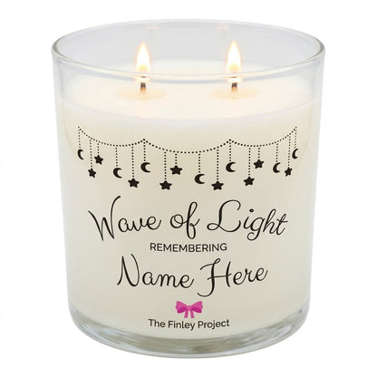 Wave of Light Candle