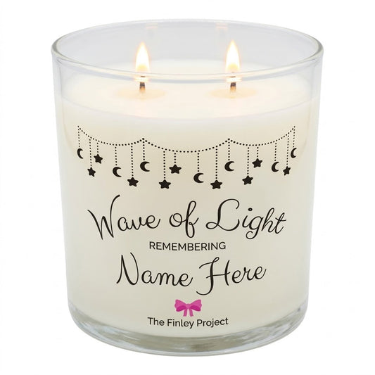 Wave of Light Candle